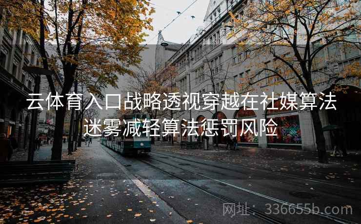 云体育入口战略透视穿越在社媒算法迷雾减轻算法惩罚风险