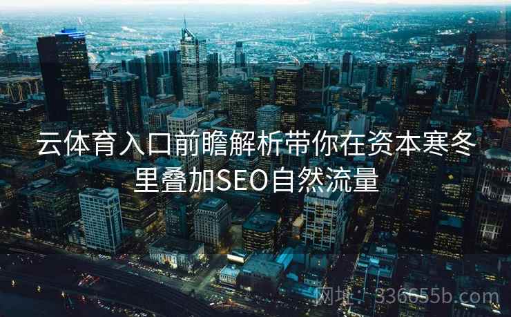 云体育入口前瞻解析带你在资本寒冬里叠加SEO自然流量